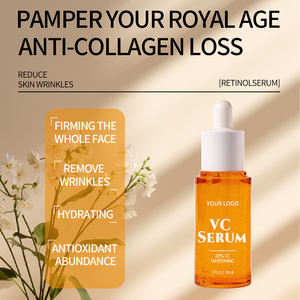 Sérum hydratant éclaircissant anti-taches et anti-acné au thé vert biologique naturel, marque privée OEM, avec vitamine C pour le visage et le corps - Product Image 4