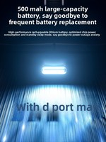 [Approvisionnement direct transfrontalier] Souris de jeu ergonomique sans fil et filaire pour bureau, triple mode, suivi photoélectrique, rechargeable