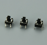 Interruptor táctil SMD TC-06J, cuadrado de 6*6, con vástago largo, botón táctil automático, mini tecla táctil SMT para PCB, interruptor táctil de montaje en superficie RoHS