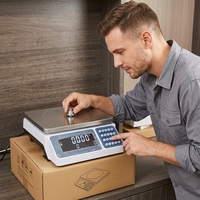 Báscula Digital de Alta Precisión Serie RSB, Báscula de Mesa con Interfaz USB RS232