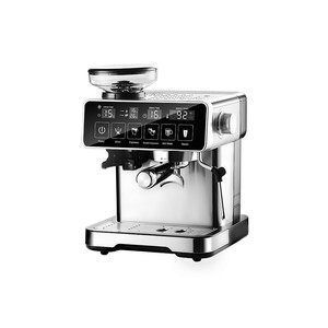 Espresso <b>Machine</b> 1150W Stainless Steel Semi-Automatic 20 Bars Pressure with Color <b>Touch</b> <b>Screen</b> 11-Cup Capacity for Home Use - Product Image 2