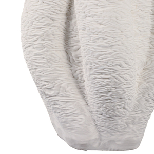 Vaso Scultoreo Moderno Testurizzato per Composizioni Floreali in Soggiorno e Ufficio - Product Image 5