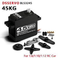 Moteur servo brushless étanche Dsservo BLS3245 45KG pour voitures RC Baja 1/8 1/10 1/12 et applications robotiques
