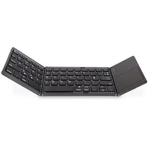 Portable Mini Wireless Bluetooth Foldable Keyboard with Touchpad