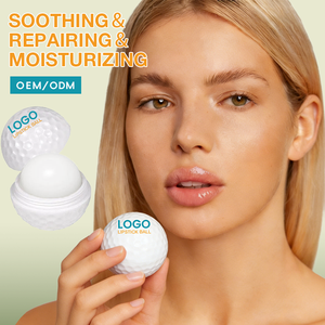 Baume à lèvres OEM de haute qualité hydratant, réparateur et apaisant, formule naturelle, parfum vanille, protection, végétalien, sans cruauté, en forme de balle de golf - Product Image 3