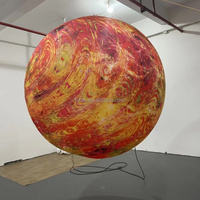 Ballon gonflable sphérique bleu planète galaxie, thème océan, grande boule spatiale pour la décoration de fêtes et de scènes
