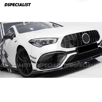 Vente chaude d'usine Conduit d'air avant en fibre de carbone pour Mercedes Benz C118 CLA250 CLA45 AMG Sport Sedan 4 portes