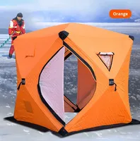 Tentes de pêche carrées d'hiver de haute qualité, imperméables à trois couches, à ouverture automatique, divers modèles, vente en gros, très demandées pour l'extérieur