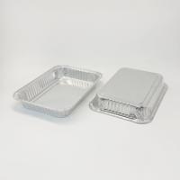 Barquettes jetables en aluminium de 830 ml, récipients en aluminium argenté pour cuisine et barbecue, conteneurs multifonctionnels en feuille d'aluminium