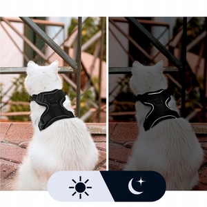 HARNAIS DE MARCHE SANS PRESSION PROFESSIONNEL RÉGLABLE POUR LAISSE DE CHAT XS - Product Image 5