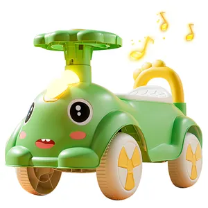 1-6 Jahre altes Kleinkind 4-Rad-Reiten Plastik-Auto-Schaukel-Baby-Balance-Baike mit Scooter-Füßen Kinder-Rutschspielzeug