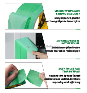 Hecho en China, cinta de curado impermeable blanca, Material PE adhesivo fuerte, fácil de rasgar a mano, cinta adhesiva de tela sin residuos - Product Image 5