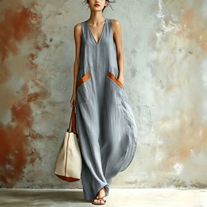 Site de Vêtements pour Femmes Indépendant pour le Commerce Électronique Transfrontalier Europe-Amérique ; <span class=keywords><strong>Style</strong></span> <span class=keywords><strong>Chic</strong></span> Tendance Col en V Bohème - Product Image 1