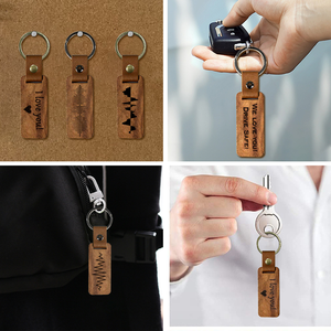 Grabador láser promocional <span class=keywords><strong>al</strong></span> <span class=keywords><strong>por</strong></span> <span class=keywords><strong>mayor</strong></span> llavero de madera en blanco barato impreso grabado logotipo personalizado llavero de madera - Product Image 6