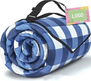 Custom <b>Extra</b> <b>Large</b> <b>Waterproof</b> Foldable 80''X80'' <b>Blanket</b> for Outdoor <b>Picnic</b> Mat Beach Sand Prevention Park Hiking Camping - Product Image 3