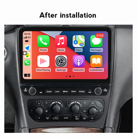 Para Mercedes Benz CLK W209 W203 W208 W463 Android 12 Monitor de coche carplay DSP RDS GPS incorporado 2DIN radio reproductor de DVD 5,1 HIFI