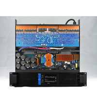 Amplificador de Potencia Digital de 2 Canales Estilo Lab Gruppen FP14000 de Alta Calidad, Amplificador de Sonido Estéreo Compatible con Altavoces de Bajos de 18 Pulgadas