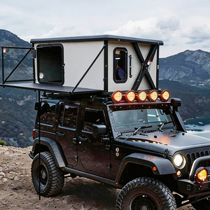 Electric Aluminum Rooftop Tent Hard Shell Lightweight Roof Top Tent 4 Season Uv Protection Camping Roof Tent For 4x4 Off Road - Product Image 6