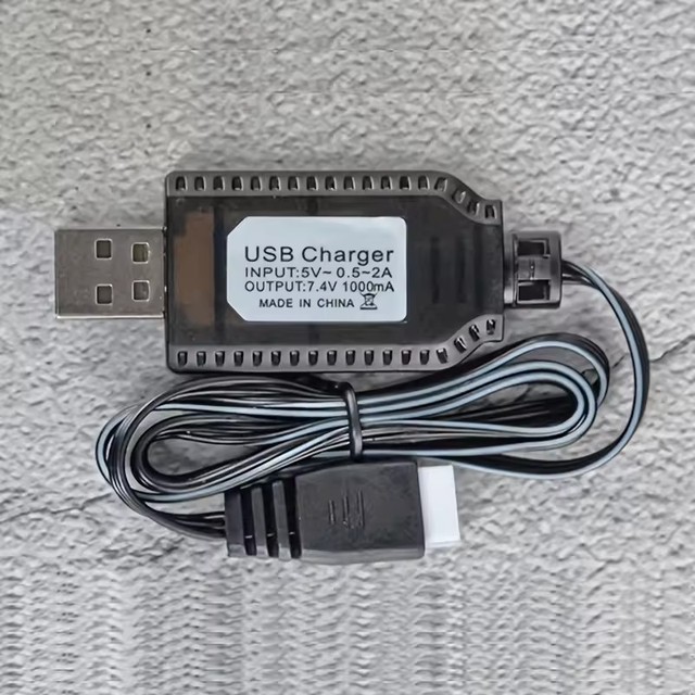 7.4V Lithium Battery Charger USB XH-3P SM-4P Smart Rechargeable Li-ion Battery Charger Toys Remote Control Charger