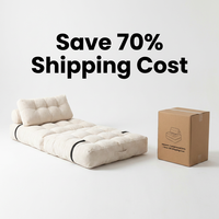 Canapé-lit pliable abordable à 2 couches |   Canapé en tofu emballé sous vide pour gagner de la place |   Siège compact pour petits appartements studio