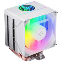 Refroidisseur de processeur RGB SNOWMAN Performance Tower, 6 caloducs, dissipateur thermique en aluminium pour processeurs Intel I9 haut de gamme et pour PC de jeu AMD Ryzen 9