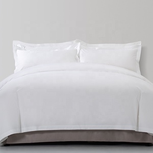 Biancheria da letto in cotone 100% bianco Premium <span class=keywords><strong>Set</strong></span> ineguagliabile morbidezza e lusso - Product Image 1