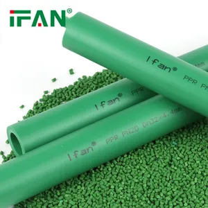 IFAN Fábrica PPR Tubo De Alta Qualidade Cor Verde PPR Tubo 20mm - 110mm Tubo De Plástico PPR