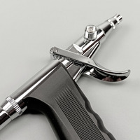 Pistolet aérographe miniature 116 double action à alimentation par gravité 7,0 cc portable pour la peinture artistique, la modélisation et les retouches automobiles