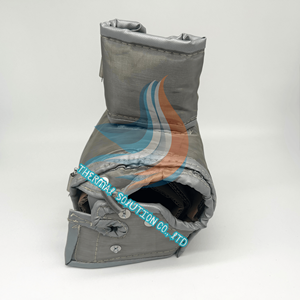 Personalizar cosechadora agrícola Motor de yate soluciones de protección térmica turbocompresor chaquetas de aislamiento térmico extraíbles - Product Image 5