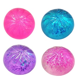 Malt Sugar Glitter Dumpling Squishy Viral Bao Bun Squishy Dumpling Mystery Box Stress Relief <b>Fidget</b> Squeeze Toy for Gifts - Product Image 3