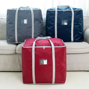 Oxford Logo personalizzato borsa organizzatore <span class=keywords><strong>mobili</strong></span> per vestiti trapunta lenzuolo guardaroba vestiti camera da letto pieghevole borsa di stoccaggio durevole - Product Image 4