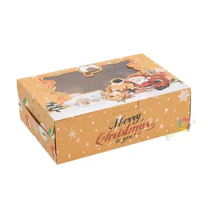 กล่องของขวัญกระดาษคราฟท์สวยหรู เหมาะสำหรับเทศกาลต่างๆ สามารถปรับแต่งได้ตามความต้องการ - Product Image 5