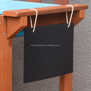 Cuisine en bois avec évier, cuisinières de jeu, distributeur d'eau et outils de jardinage - Cuisine de jeu pour enfants pour l'extérieur - Product Image 2