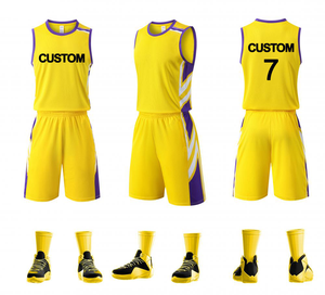 2025 Conjunto de camiseta de baloncesto personalizado para hombre, uniforme transpirable estampado de alta calidad, ropa de baloncesto de nuevo diseño - Product Image 2
