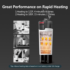Redsalmon-taza de viaje con Control de temperatura, taza de café inteligente calentada con 10 horas de duración, mantiene el calor para leche, té y agua - Product Image 5