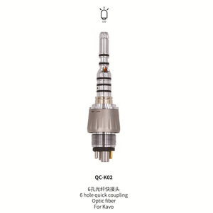 หัวต่อทันตกรรม Vimel แบบเร็ว 6 พิน พร้อมไฟ LED สำหรับมาตรฐานไฟเบอร์ออปติก Kavo - Product Image 5
