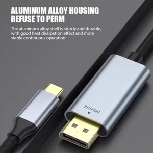 Câble USB-C vers DisplayPort de haute qualité 8K 60Hz, tressé en nylon, pour ordinateur portable, PC, <span class=keywords><strong>TV</strong></span> - Product Image 3