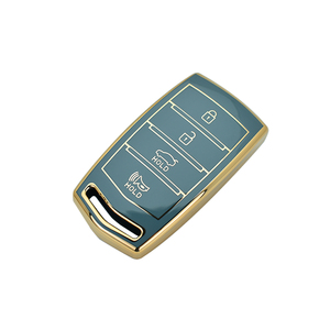 Phụ Kiện Ô Tô Nội Thất 4-Nút TPU Linh Hoạt <span class=keywords><strong>Key</strong></span> Shell Fob Bìa Mềm Chìa Khóa Xe Trường Hợp Thích Hợp Cho Genesis - Product Image 5