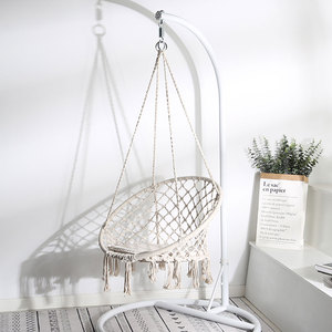 Cómoda Silla Colgante de Jardín Moderna para Exteriores, Hamaca de Cuerda con Estructura de Aluminio para Uso en Exteriores - Product Image 3