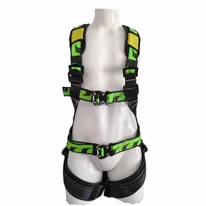 OEM Factory Universal Full Body Harness Detachable Safety Harness Fall Protection with Added Padding on Shoulder Back Waist Legs