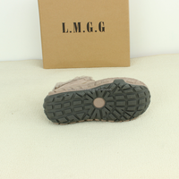 Sepatu Bot Koboi Anti-Selip Gaya UGGS Berkualitas Tinggi, Sepatu Bot Musim Dingin Setengah Tinggi, Bulu PU Wol, Sol Karet, Tahan Noda