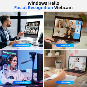 Cámara web para PC, reconocimiento facial 1080P, cámara de videoconferencia con enfoque automático AF y micrófono, cámara web de escritorio para Wind10/11 - Product Image 6