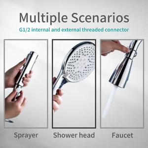 Vanne d'arrêt de contrôle du débit d'<span class=keywords><strong>eau</strong></span> à une <span class=keywords><strong>clé</strong></span> Accessoires de salle de bain Vanne d'arrêt de pulvérisation de douche G1/2 ''Tuyau Vanne d'arrêt ABS à un bouton - Product Image 2