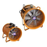 12 Zoll 300mm 220V 50/60Hz AC-Lüfter Industrielles tragbares Axial-Abluft gebläse