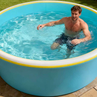 Piscine gonflable personnalisée extra épaisse résistante aux perforations pour adultes