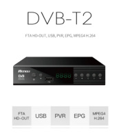Decodificador DVB T2 con logotipo personalizado 168, decodificador terrestre HD H.264/H.265, receptor de TV H.265 4K AC4, decodificador de señal de alta definición,