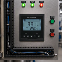 Contrôleur de pH PHSH-628, moniteur d'acidité et d'alcalinité, 4-20mA RS485, pour eaux usées industrielles, précision 0,02pH 1mV