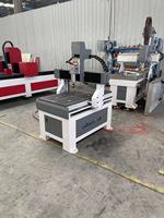 Router CNC 6090 dengan poros sekrup meja vakum poros berpendingin air mesin pemotong ukiran kayu akrilik presisi tinggi