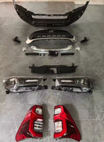Pour toyota hilux 4X4 pour pièces de carrosserie de voiture pare-chocs arrière avant kit de carrosserie modifié avec lumière LED pour Toyota hilux 2009-2018