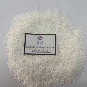 CAS 151-21-3 agente espumante champú materia prima cosmética K12 lauril sulfato de sodio SLS - Product Image 1